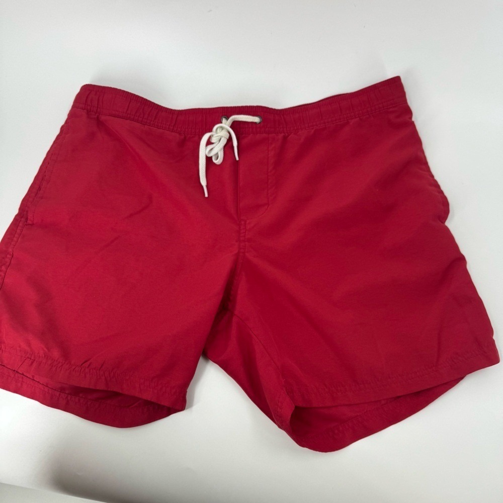 SWIM Cotton On Mens Red Swim Shorts Trunks Elastic Waist‎ Size 34